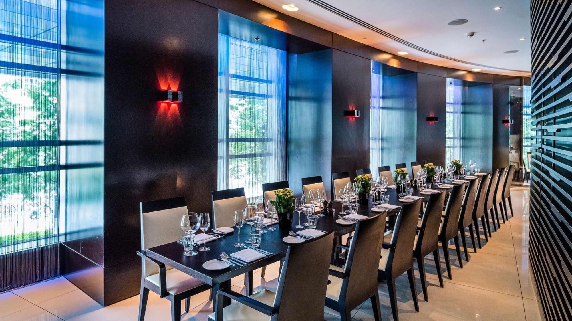 فندق بارك بلازا وستمنستر بريدج لندن المظهر الخارجي الصورة The interior of the restaurant